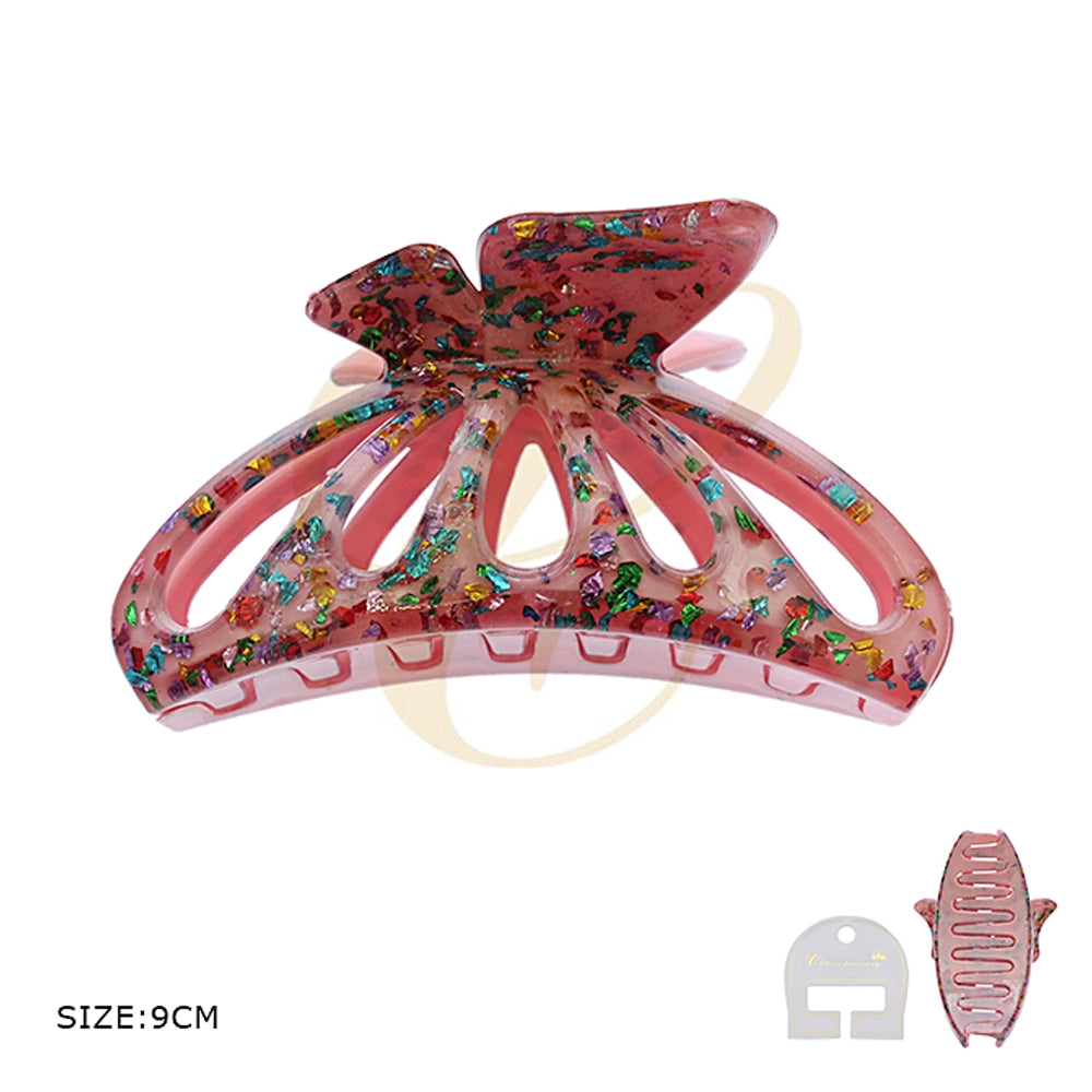 Chloe Accessory Glitter Butterfly Hair Claw (RCP-0752R6)