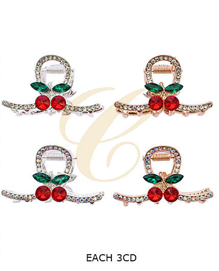 Dazzling Cherry Mini Claw Clip - 5cm Small Claw