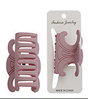 Matte Large Hair Claw Clip – Neutral Toned, Non-Slip Grip, Strong Hold for Thick or Long Hair