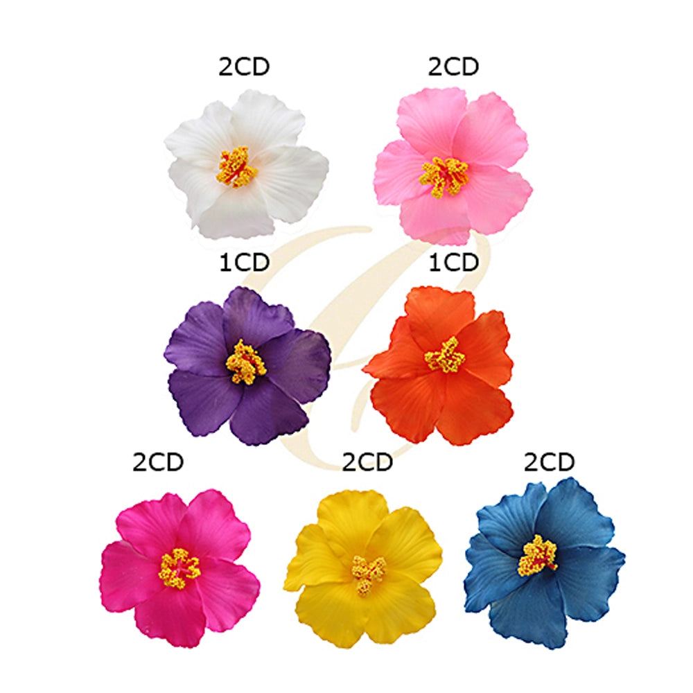 10cm Artificial Hibiscus Hair Clip (RCP-0827R7)