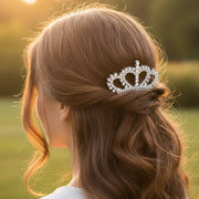 Mini Crystal Rhinestone Princess Crown Hair Combs – 12pc (RCP-0838S)