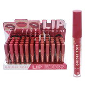 ROSE Matte Liquid Lipstick & Lip Gloss Set - 24-Hour Long Lasting Waterproof Liquid Lip Color Bulk Display Box (RCS-0182)