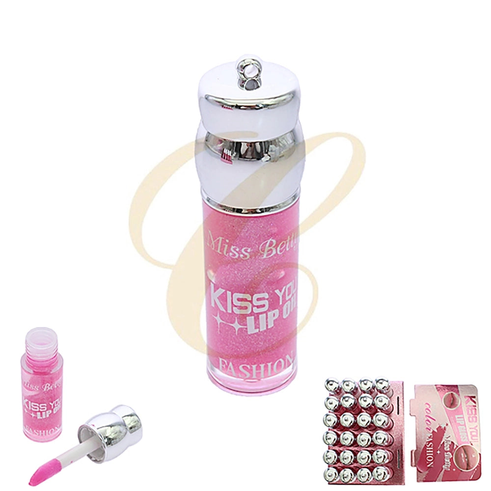 Miss Betty "Kiss You!" Lip Gloss – 24pc Display Set (RCS-0786)