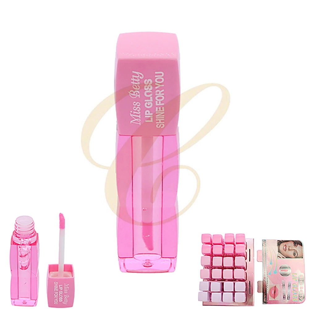 Miss Betty Shine For You Waterproof Lip Gloss - 24pc Display (RCS-0792)