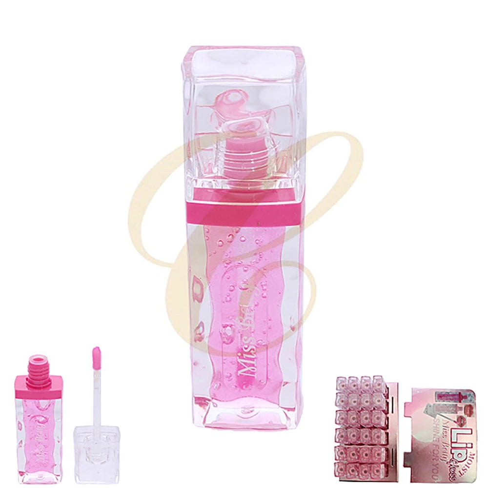 Miss Betty Lip Moist High-Shine Hydrating Lip Gloss – 24pc Display (RCS-0796)
