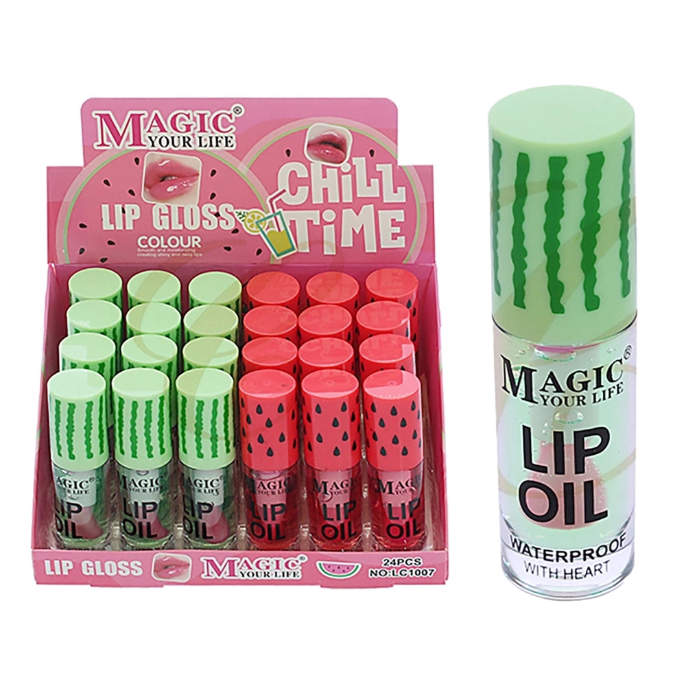 Magic Your Life "Chill Time" Watermelon Lip Oil Display 24pc (RCS-0801)