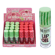 Magic Your Life "Chill Time" Watermelon Lip Oil Display 24pc (RCS-0801)