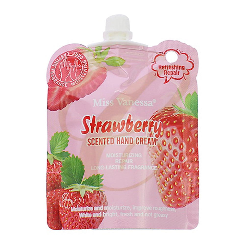 Miss Vanessa Strawberry Scented Hand Cream – Moisturizing & Refreshing (RCS-0830)