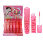 Miss Betty Moist Lip Oil Vibrant "Kisser" Collection - 24 Pcs Bulk Set