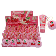 Rimocoo Cherry Scented Hand Cream with Plush Pom-Pom Keychain – 30ml / 1 fl oz