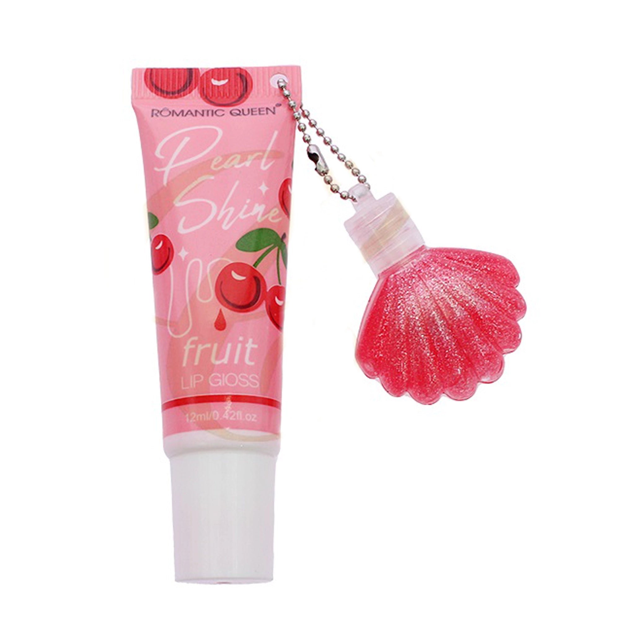 Romantic Queen Pearl Shine Fruit Lip Gloss Set – Moisturizing Lip Care 24pc (RCS-1010)