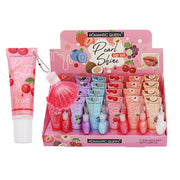 Romantic Queen Pearl Shine Fruit Lip Gloss Set – Moisturizing Lip Care 24pc (RCS-1010)