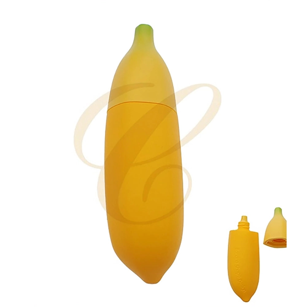 Banana Scented Moisturizing Hand Cream Container – 90ml / 3.17 fl oz Banana-Shaped Squeeze Bottle Display (RCS-1129)