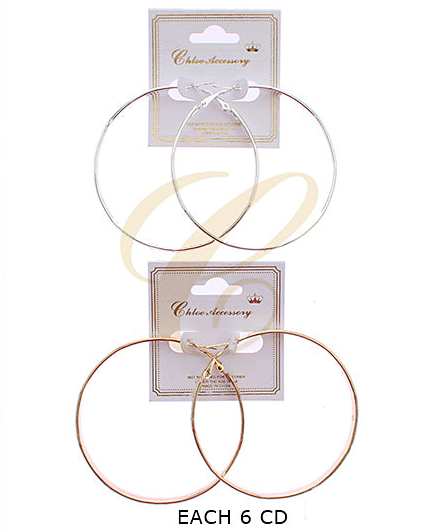 Gold-Tone Twisted Hoop Earrings – Lightweight, Modern & Elegant Jewelry for Everyday Wear