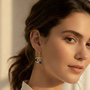 3-Pair Celestial Crystal & Pearl Earring Set – Gold & Silver Tone Fashion Studs and Charms (RER-3317R)