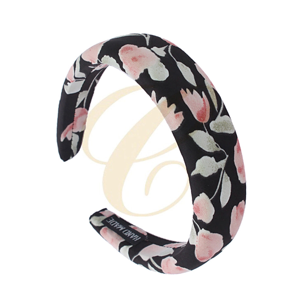 Floral Print Padded Headband Collection (RHB-0503R)