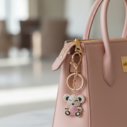 Rhinestone Koala Bear Keychain – Sparkling Animal Bag Charm with Lobster Clasp (RKC-0505R3)