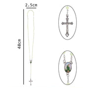 St. Jude Glow in the Dark Rosary Necklace Set (12-Pack) – 48cm Catholic Rosary with Crucifix and Centerpiece Medal (RN07)