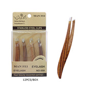 Man Fei Stainless Steel Wood Tweezers (RNT-1461)