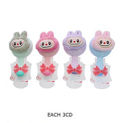 Cute Rabbit Plush Portable Makeup Mirror - Pastel Small Handle Mirror for Travel and Vanity (RNT-1481R)