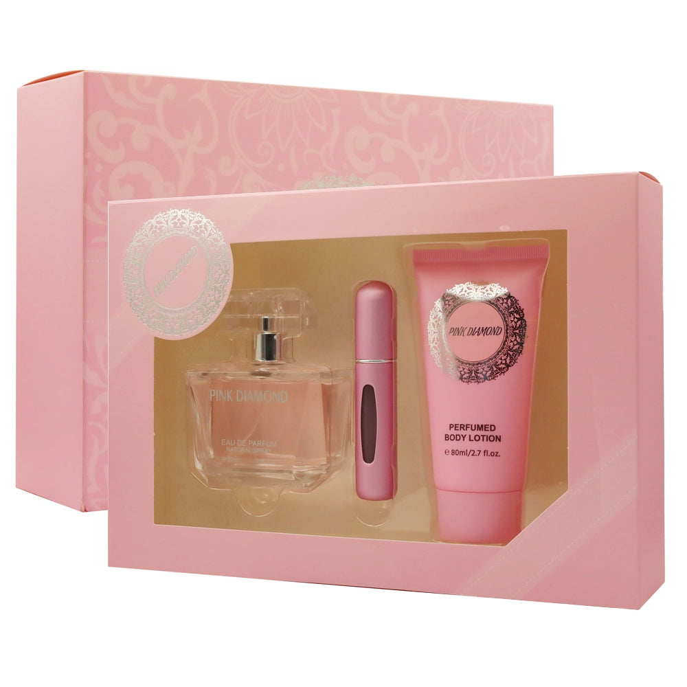 Indulge in Luxury for Less: Pink Diamond 3-Piece Fragrance Gift Set (SET204)