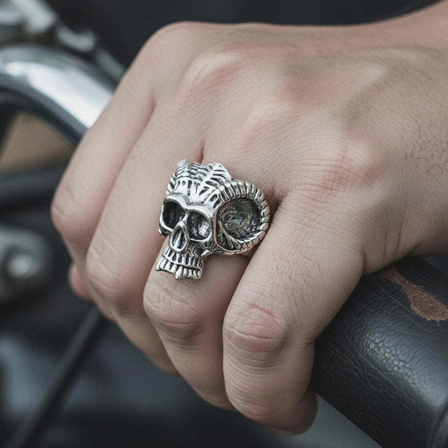 Gothic Skull & Biker Ring Collection