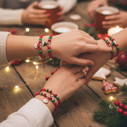Dazzling Christmas Charm Bracelets - Set of 12