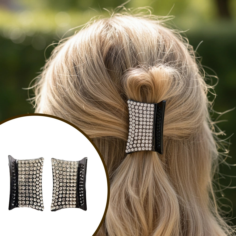 Fashion Rhinestone Black Hair Claw Clip