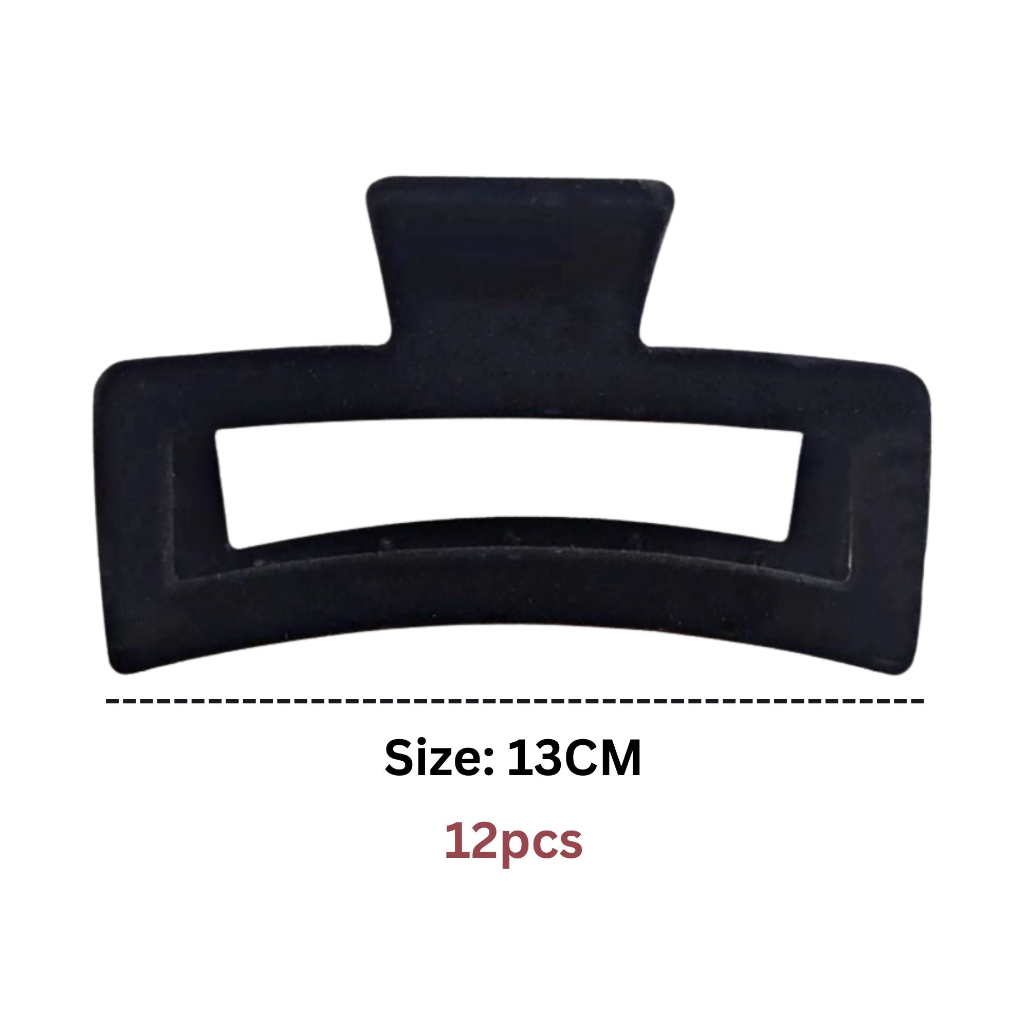 Velvet Matte Hair Claw Clip| 13CM Large Claw