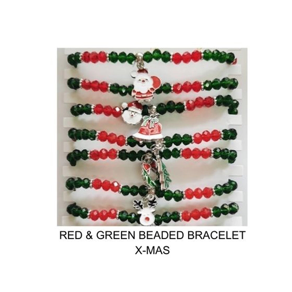 Festive Christmas Charm Bracelet Set