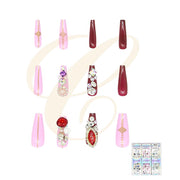 5D Glam Nail Luxury Press-On Set (SAN-0125)
