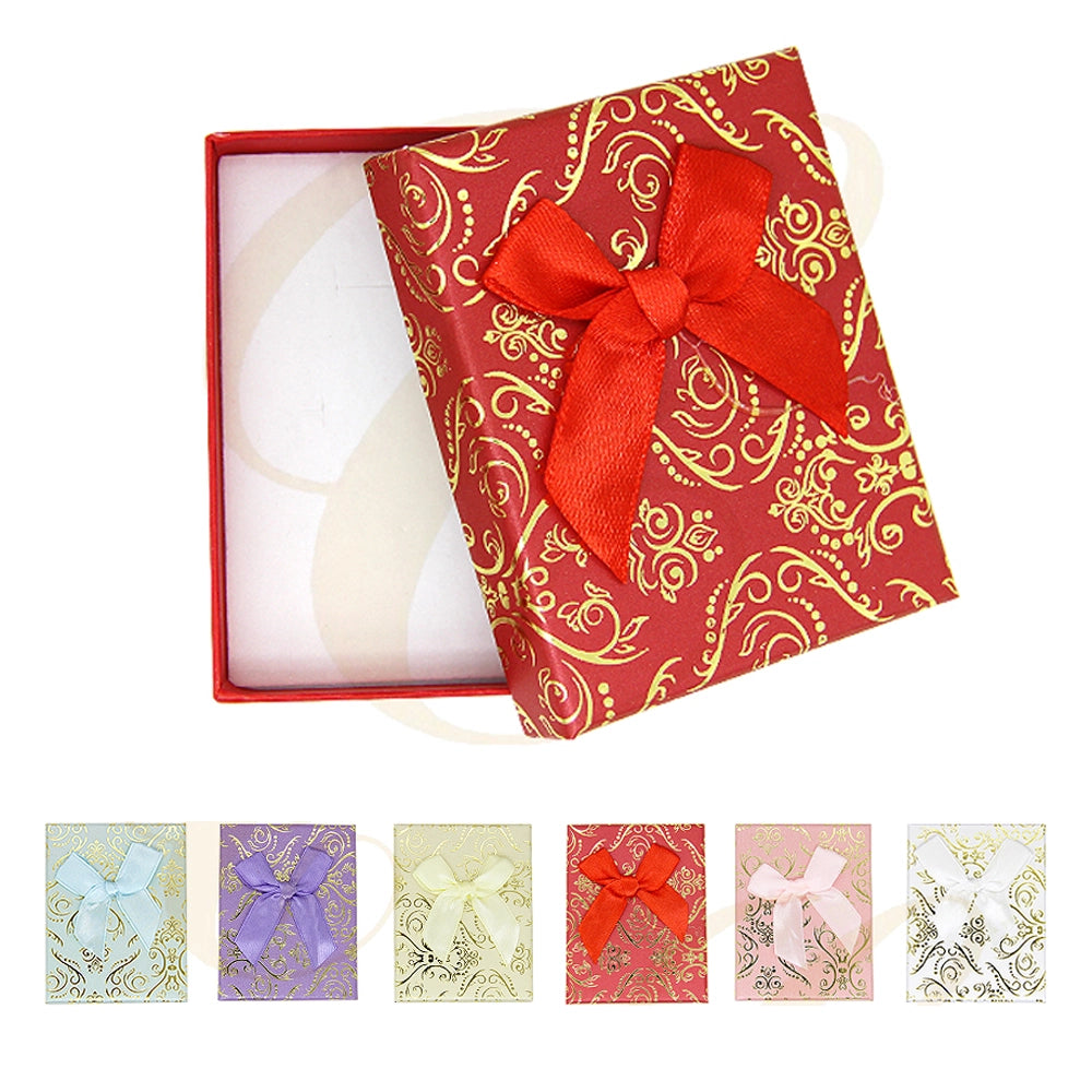 Elegant Scrollwork Jewelry Gift Boxes