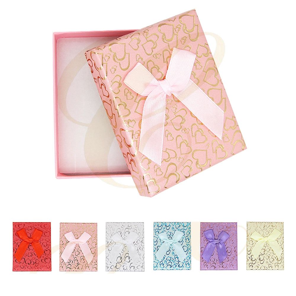 Give the Gift of Love: Elegant Heart-Patterned Jewelry Box Set