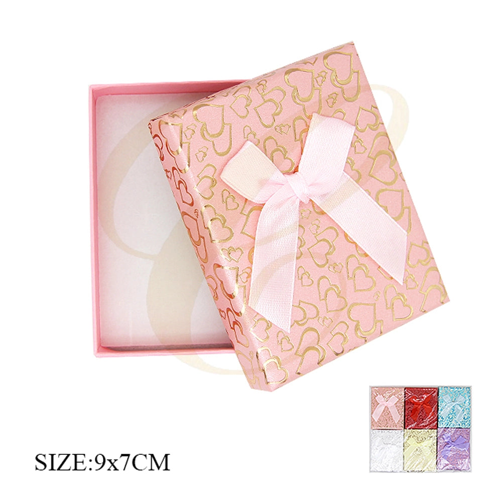 Give the Gift of Love: Elegant Heart-Patterned Jewelry Box Set