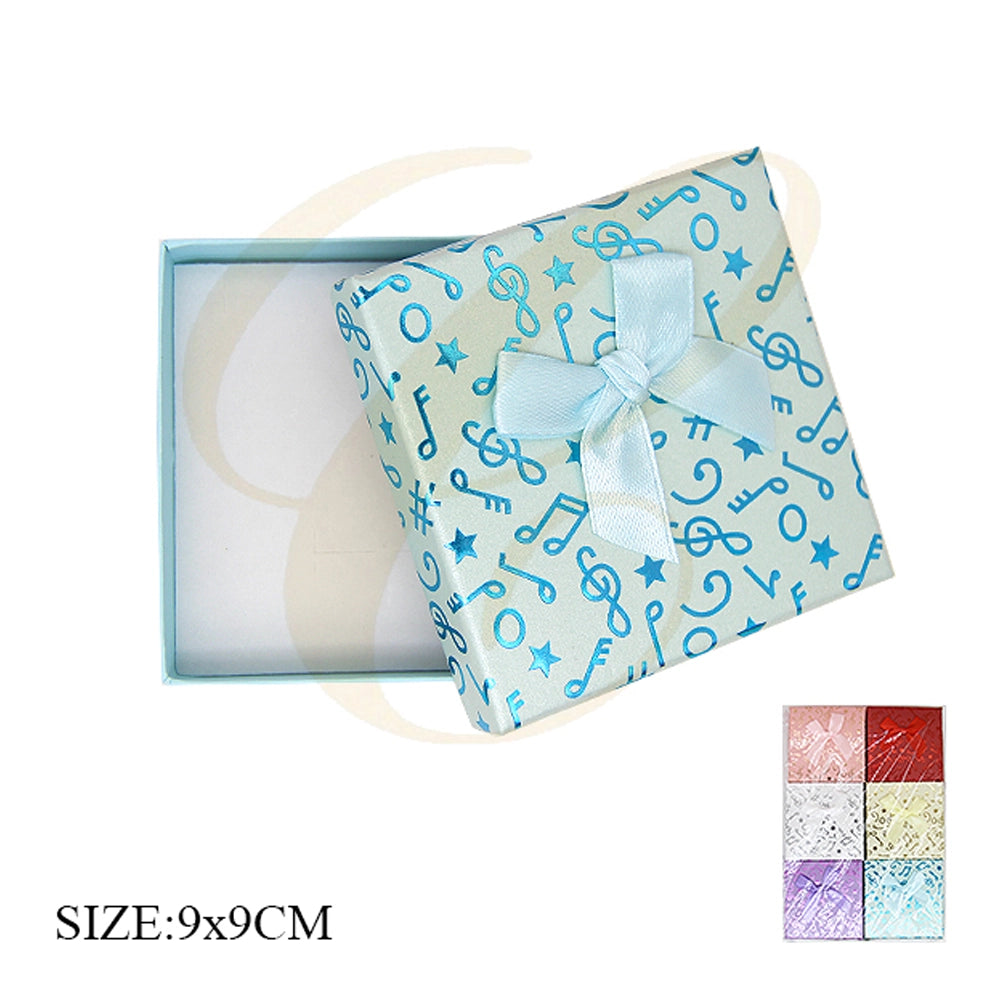 Elegant Musical Note Small Jewelry Gift Boxes - Multi-Color Set