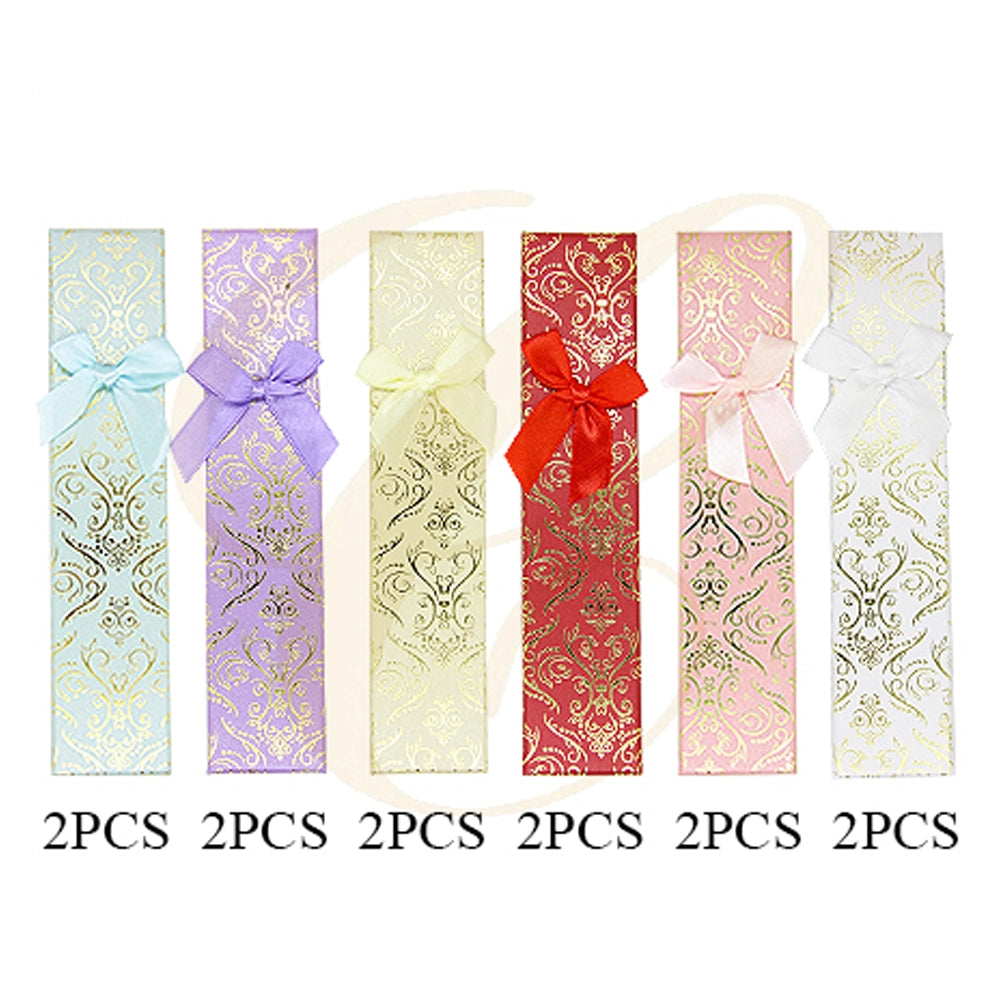 Unbox Elegance: Red & Gold Luxury Presentation Box (21x4.5cm)