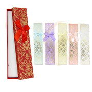 Unbox Elegance: Red & Gold Luxury Presentation Box (21x4.5cm)