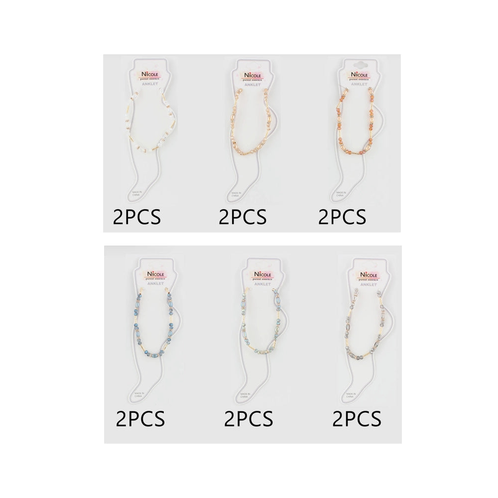 Elegant Beaded Anklet Collection