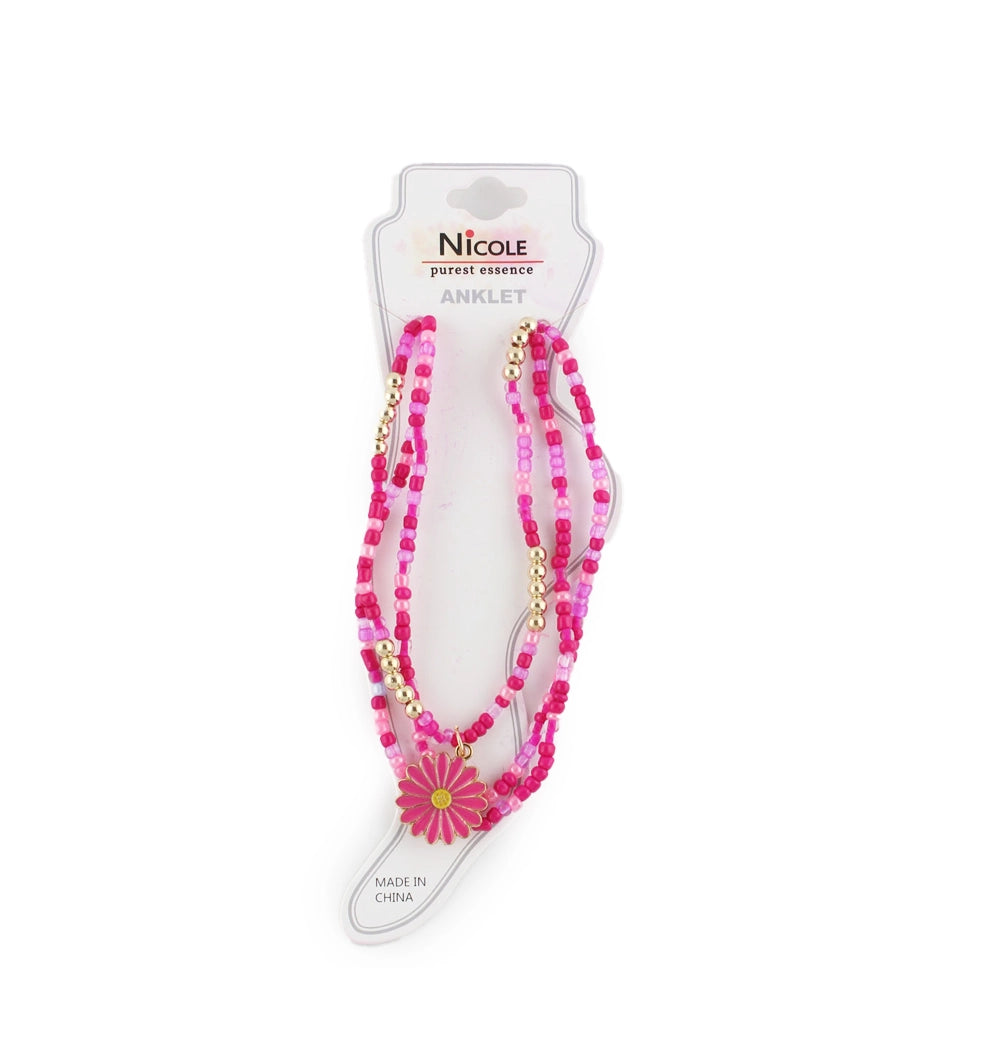 Nicole Purest Essence Beaded Anklet Collection: Step into Style