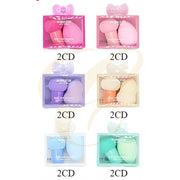 2-Piece Baby Skin Blender Set – Mushroom Head Sponge & Teardrop Beauty Blender for Foundation & Contouring (SCS-0649)