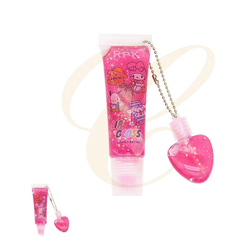 Cute Moisturizing Lip Gloss with Keychain (1473)