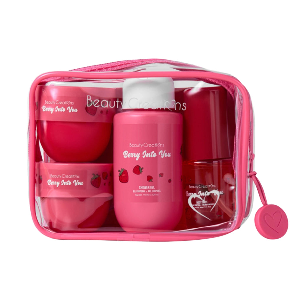 Beauty Creations – Sweet Dose Fruity Travel Set Mini Body Care Kit (Berry Into You)