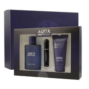 Aqua Deep Ocean Men’s Fragrance Gift Set – 3-Piece Grooming Collection- Affordable Fragrance Dupe SET108