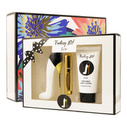 Gemini said Fantasy Girl Ice 3-Piece Fragrance Gift Set – Elegant Stiletto Perfume, Body Lotion & Travel Atomizer- Fragrance Dupe SET211