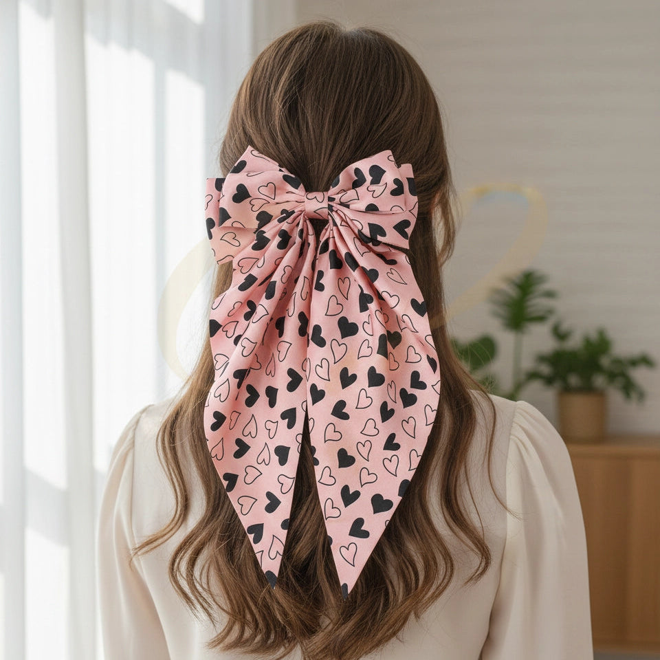 Hair Bow Clip | Elegant French Barrette Hair Accessory for Women