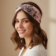 Vintage Floral & Butterfly Twist Knot Headband Set - 12-Piece Multi-Color Pack (SHW-0066R)