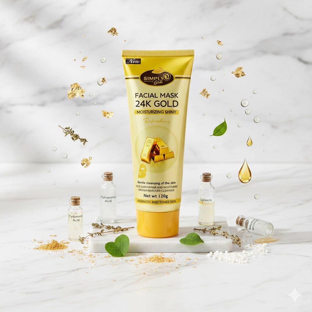 Simply Bella - 24K Gold Facial Mask & Cleanser