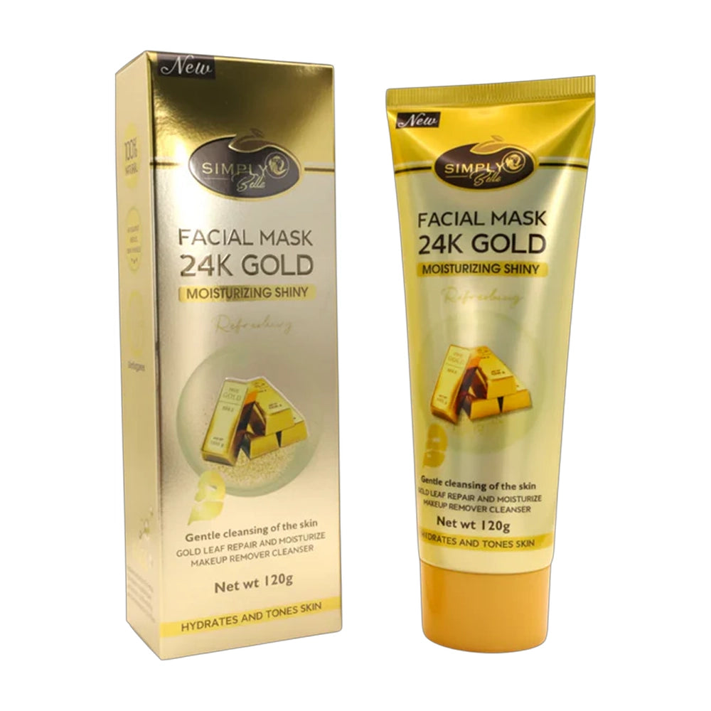 Simply Bella - 24K Gold Facial Mask & Cleanser