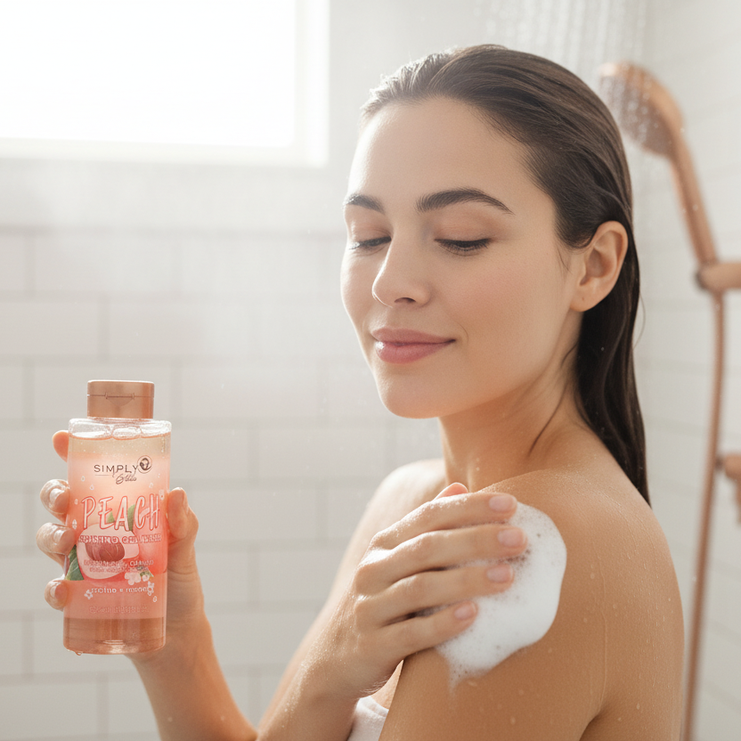 Simply Bella - Peach Gel Foaming Body Wash (18 fl oz)