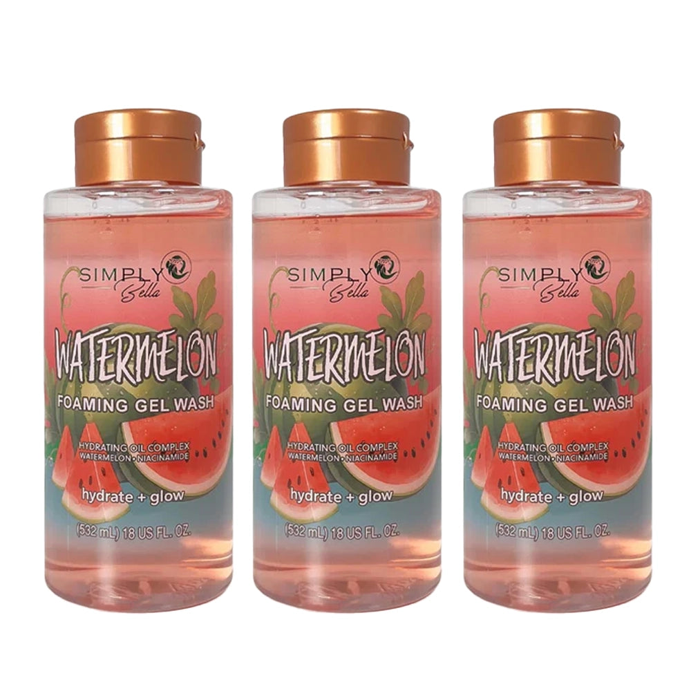 Simply Bella - Watermelon Gel Foaming Body Wash (18 fl oz)